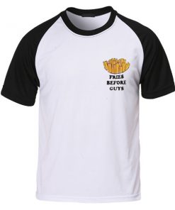 fries before guys tshirt