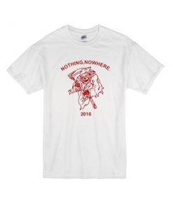 grim reaper nothing nowhere t-shirt