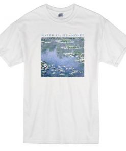 water lilies monet t-shirt