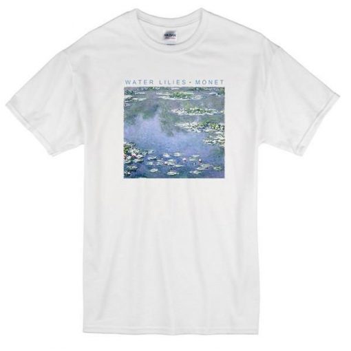 water lilies monet t-shirt