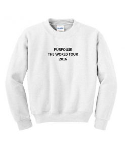 purpouse the world tour 2016 sweatshirt