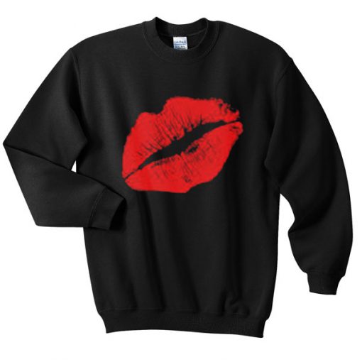 sexy lips sweatshirt