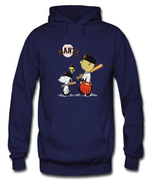 snoopy baseball navy blue color hoodies