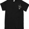 rock metal hand t-shirt