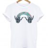 Double Rainbow Skeleton T-shirt