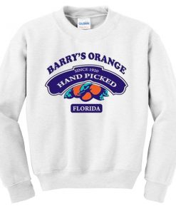 barry's orange florida sweatshirt