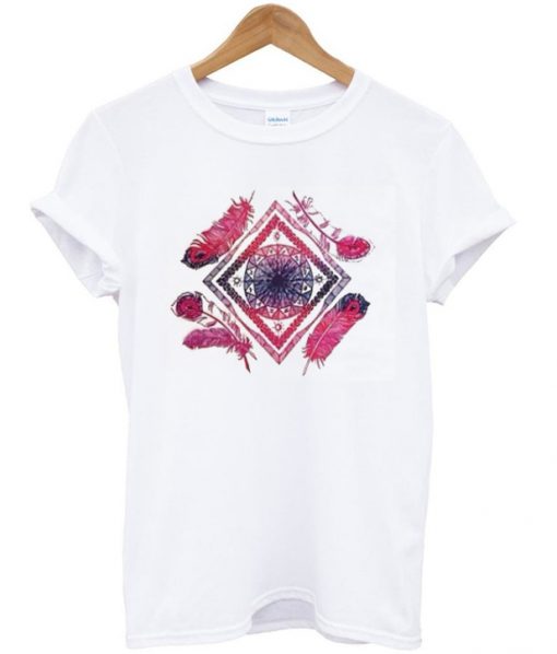 feathers t-shirt