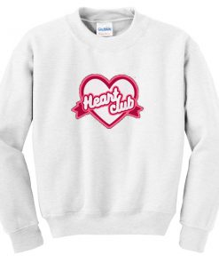 heart club sweatshirt