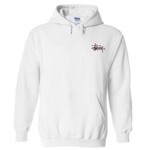 stussy logo hoodie