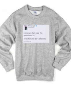 tyler joseph tweet sweatshirt