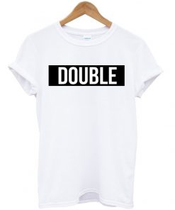 double font T Shirt