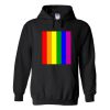 rainbow line colour hoodie