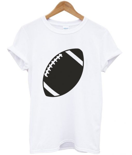 American Football Black and White Silhouette Iconic Sports T Shirt