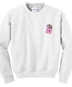 flower cigarette sweatshirt