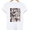 personalized white cotton t-shirt