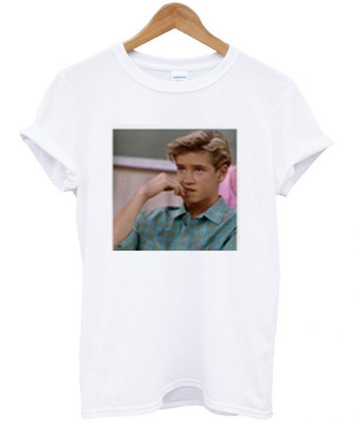 zack morris saved by the bell tshirt