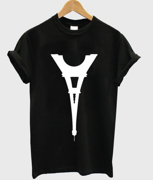 Eiffel Tower UpSide Down T-shirt