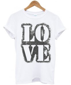 Love Stencil Grunge Vintage T-shirt