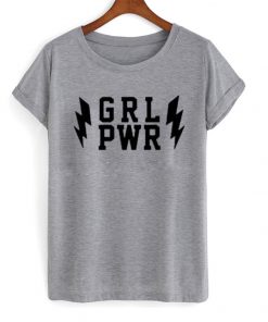 girl power lightning bolt t-shirt