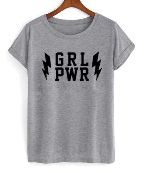 girl power lightning bolt t-shirt