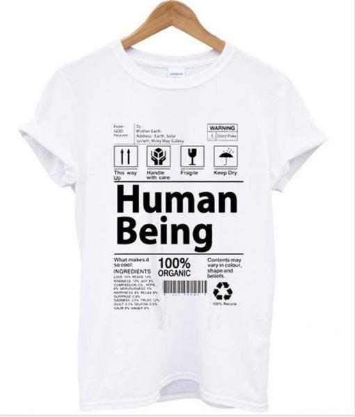 human being shirt