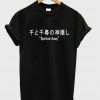 japanese spirited away t-shirt
