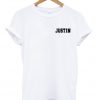 justin t-shirt