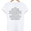 love is the smell of sunscreen quotes t-shirt