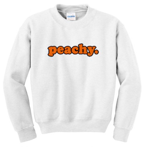 peachy sweatshirt