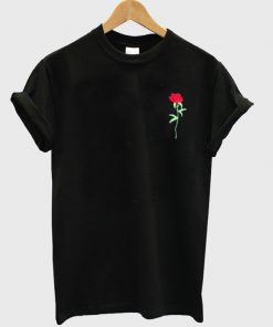red rose T-shirt