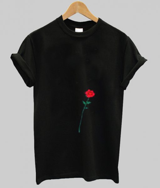 red rose t-shirt