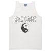 sarcasm ying yang tanktop