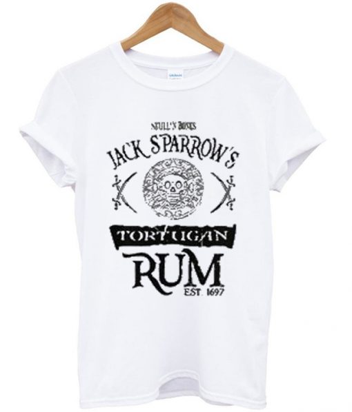 skull and bones jack sparrows t-shirt