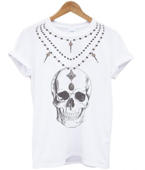 skull roseary tshirt
