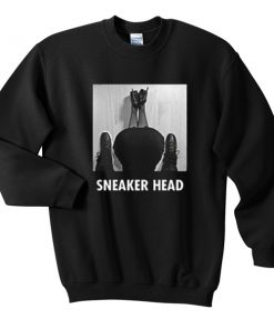 sneaker head sweatshirt