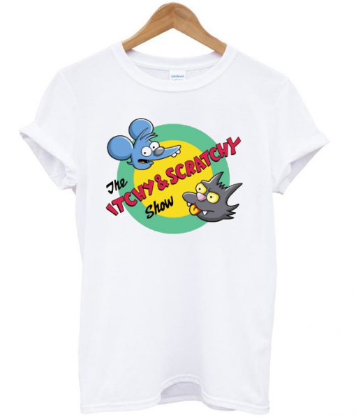 the itchy and scratchy show tshirt