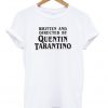 written and directed by quentin tarantino t-shirt