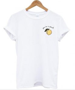 you're peach shirt
