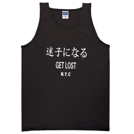 Get Lost Japanese tanktop