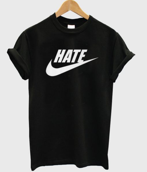 Hate Just Do It Symbol T-shirt