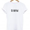 Paris Font Tshirt