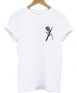 mason dagger rose t-shirt