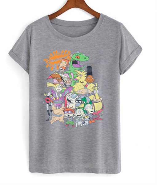 nickelodeon old school group tshirt