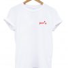 paris rose t-shirt