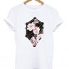 Blood Is The New Black Asymmetric Flower Tshirt