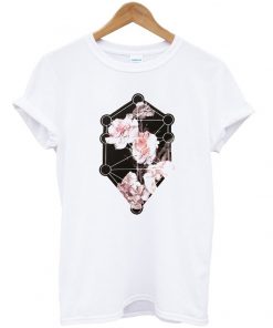Blood Is The New Black Asymmetric Flower Tshirt