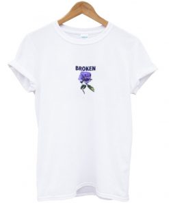 broken purple rose t-shirt