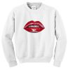 red lips sweatshirt