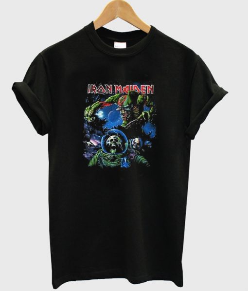 Iron Maiden Final Frontier Tour Album Cover Tshirt