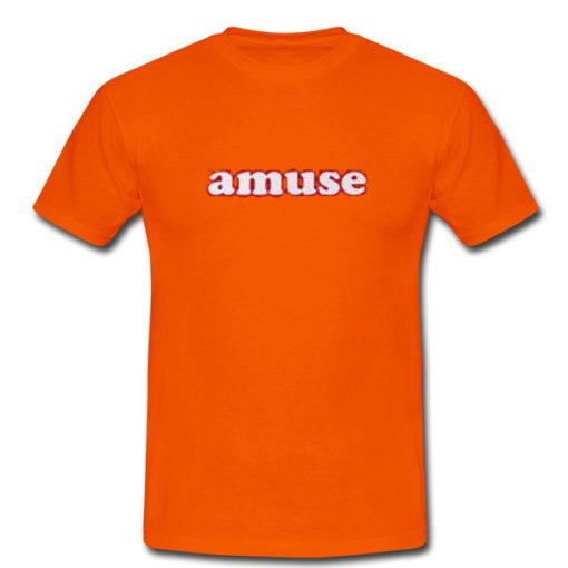 amuse font tshirt